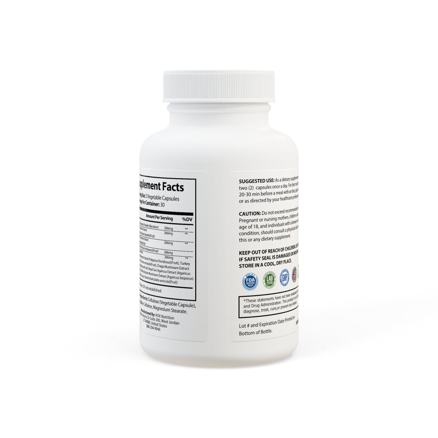 Mushroom Supplement Capsules
