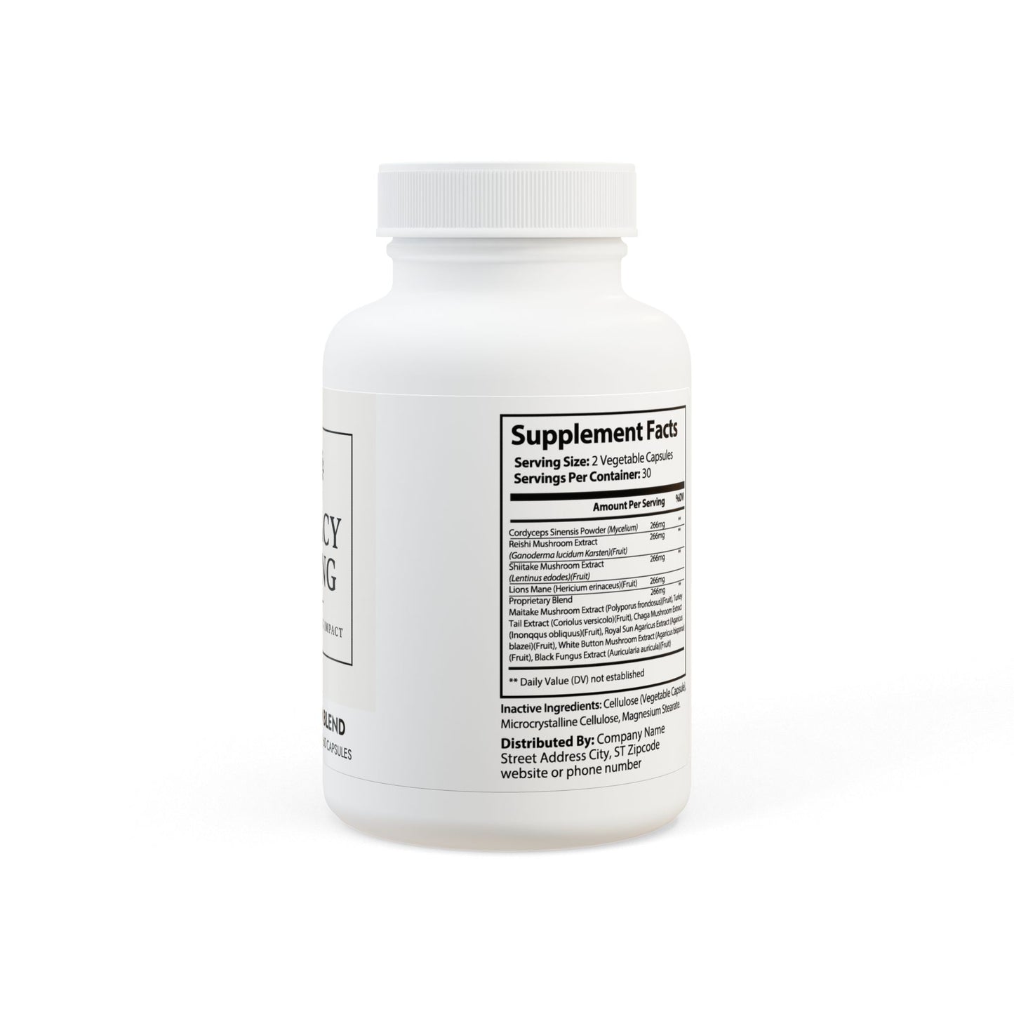 Mushroom Supplement Capsules