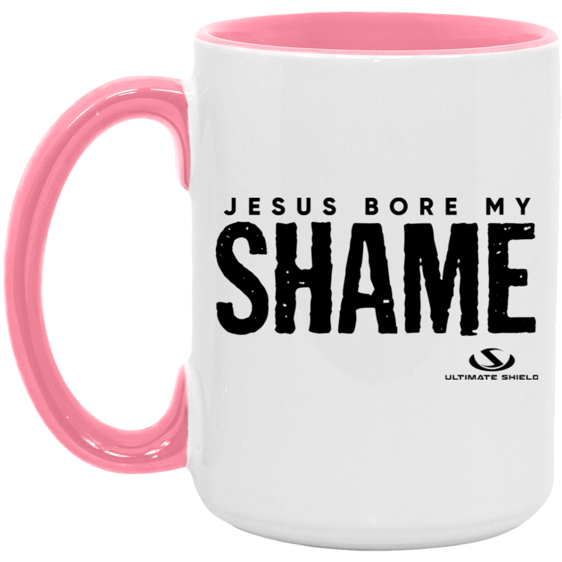 JESUS BORE MY SHAME 15oz. Accent Mug