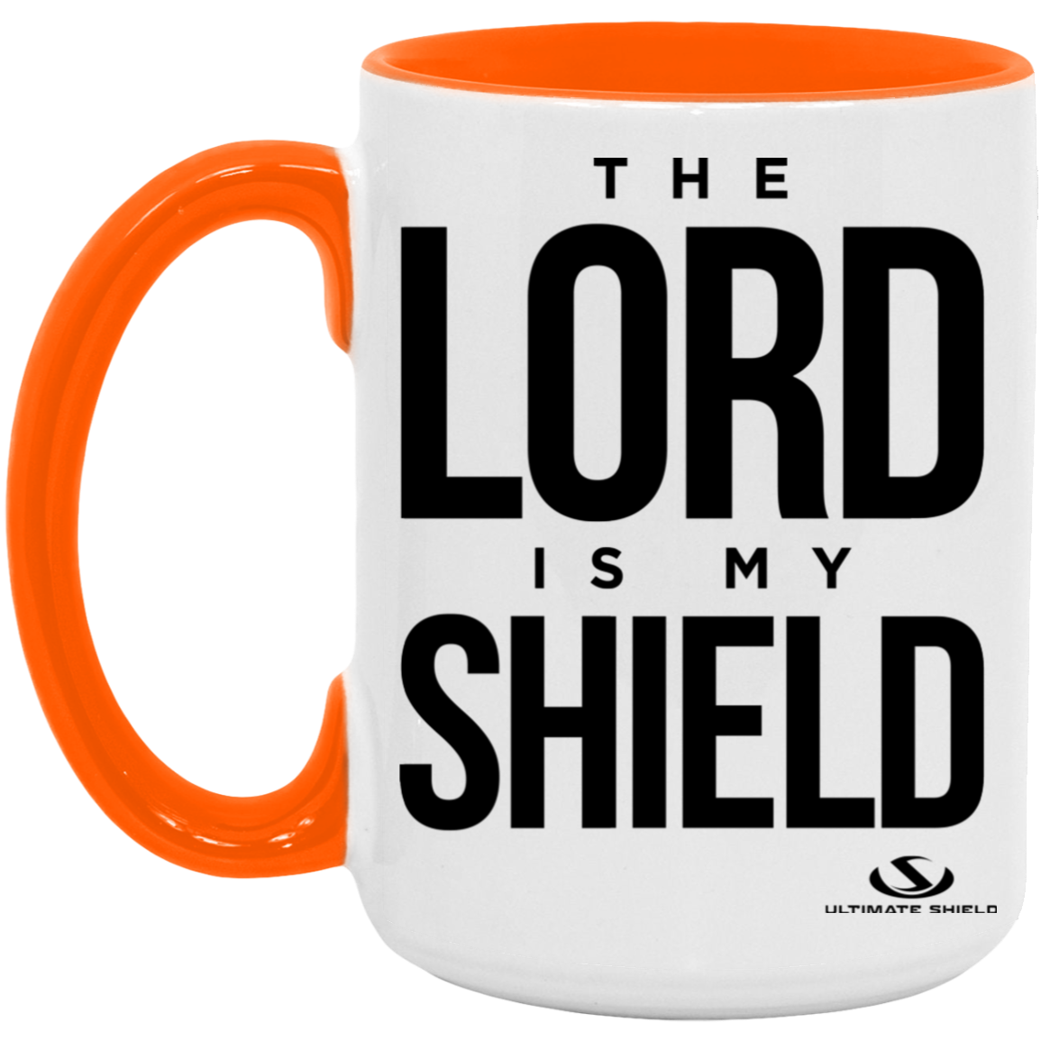 THE LORD IS MY SHIELD 15oz. Accent Mug